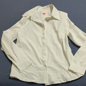 Elegant White Button-Down Shirt